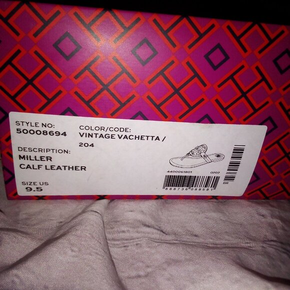 Tory Burch Miller sandals - cognac brown - Picture 5 of 5